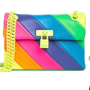 New, NWT Kurt Geiger Neon Mini Kensington Drench Bag